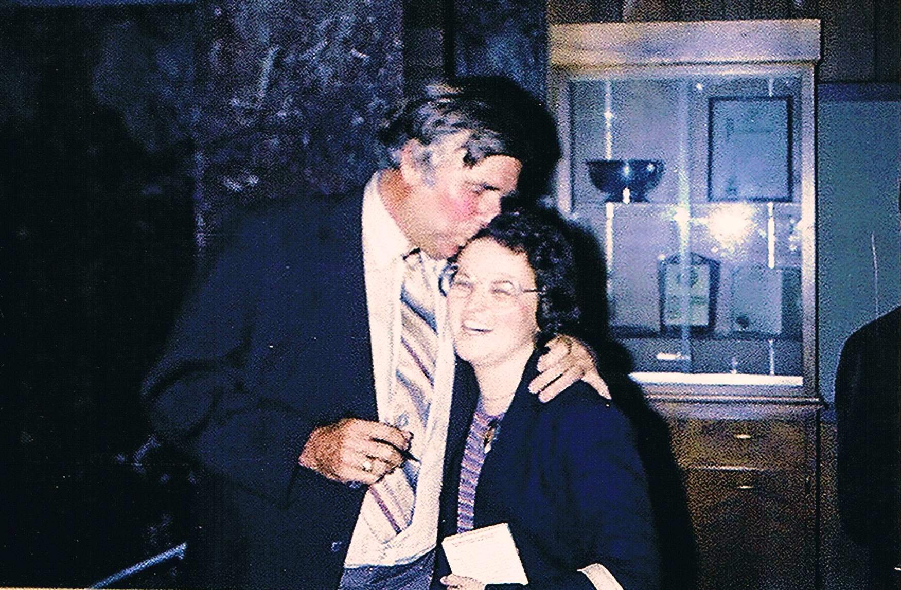 Bonnie Moss with Gene Roddenberry