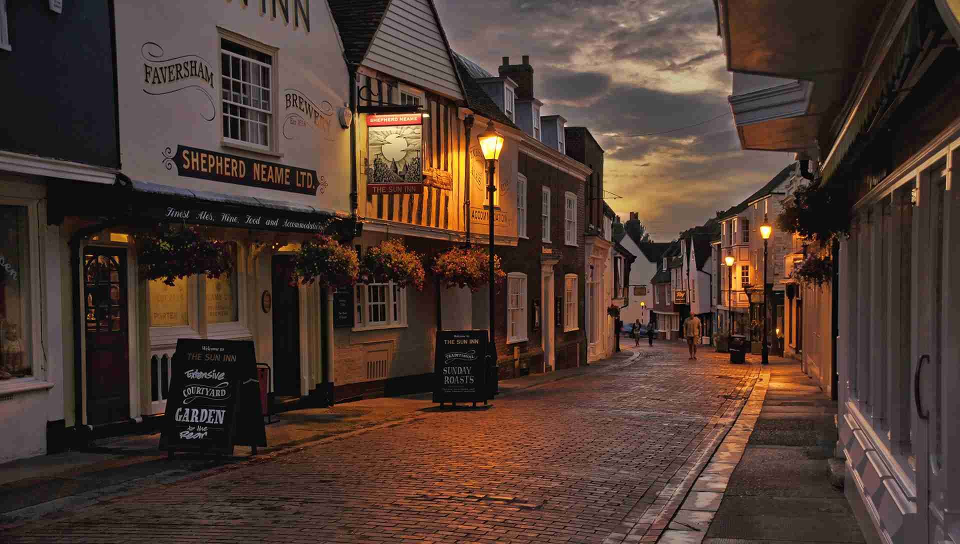 Image of the town of Faversham in the UK