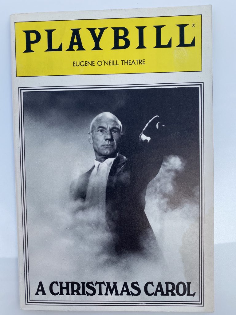 Playbill Magazine with Patrick Stewart cover