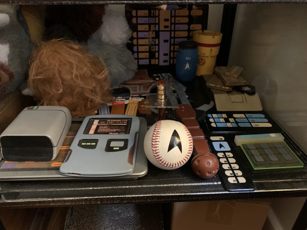 Additional shots of Alex's collection of screen-used props from Star Trek