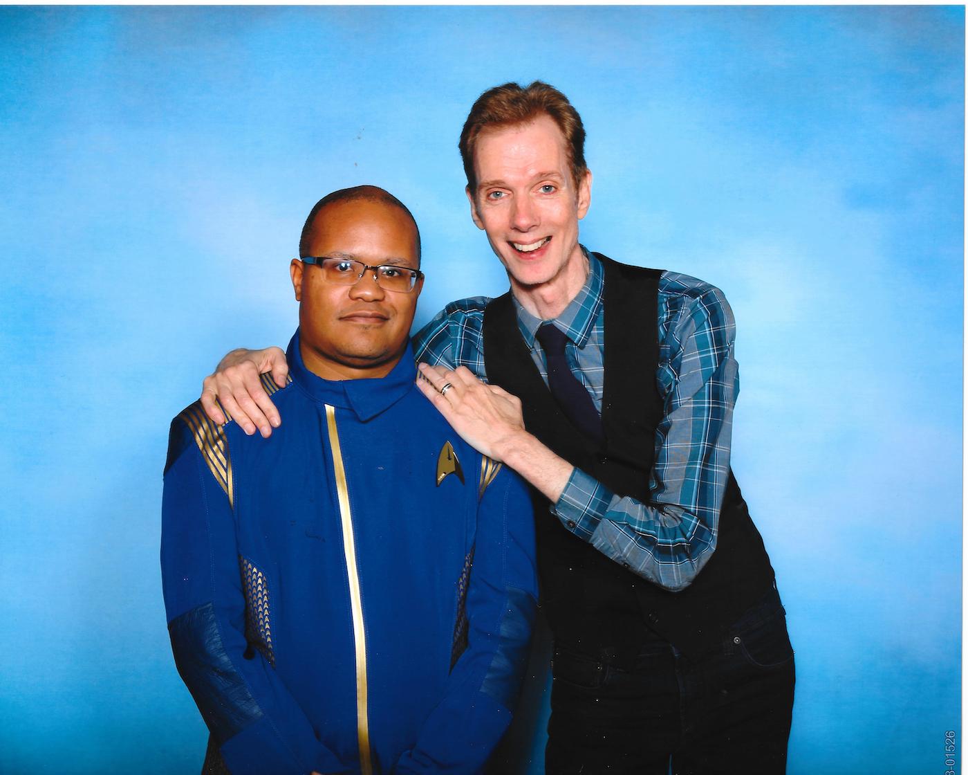 Photo of David Majors and Doug Jones