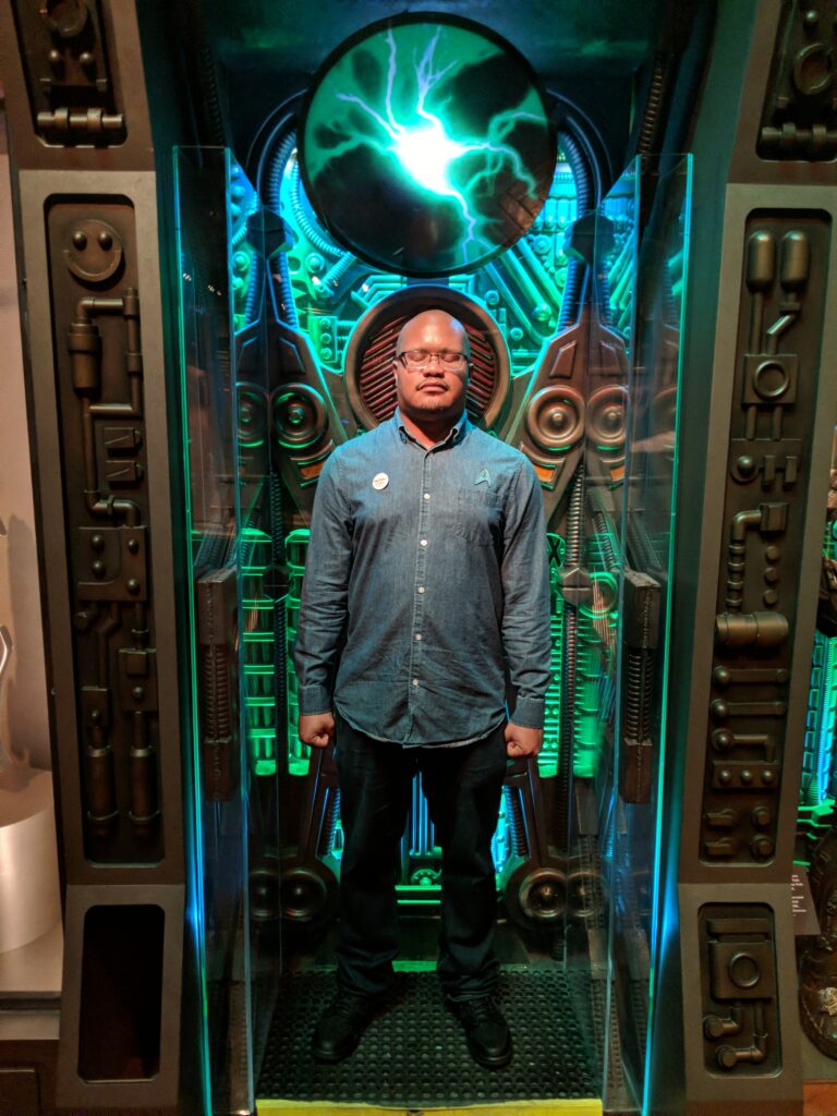 David Majors getting assimilated by the borg