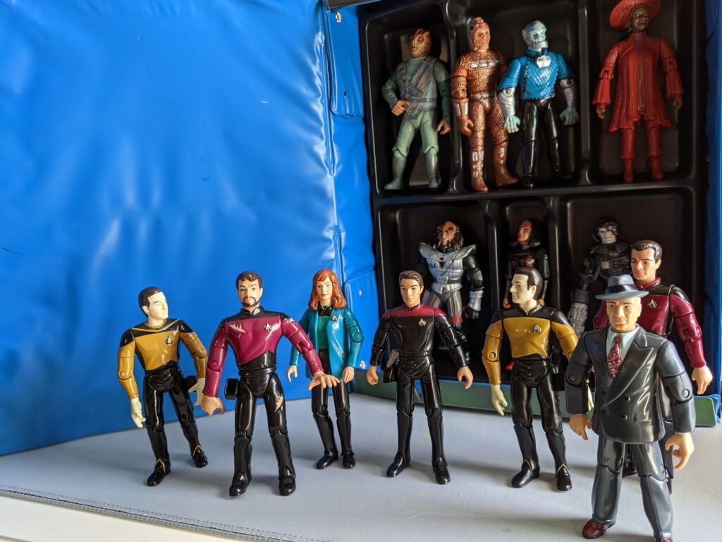 Images of Abigail's Star Trek Action Figures