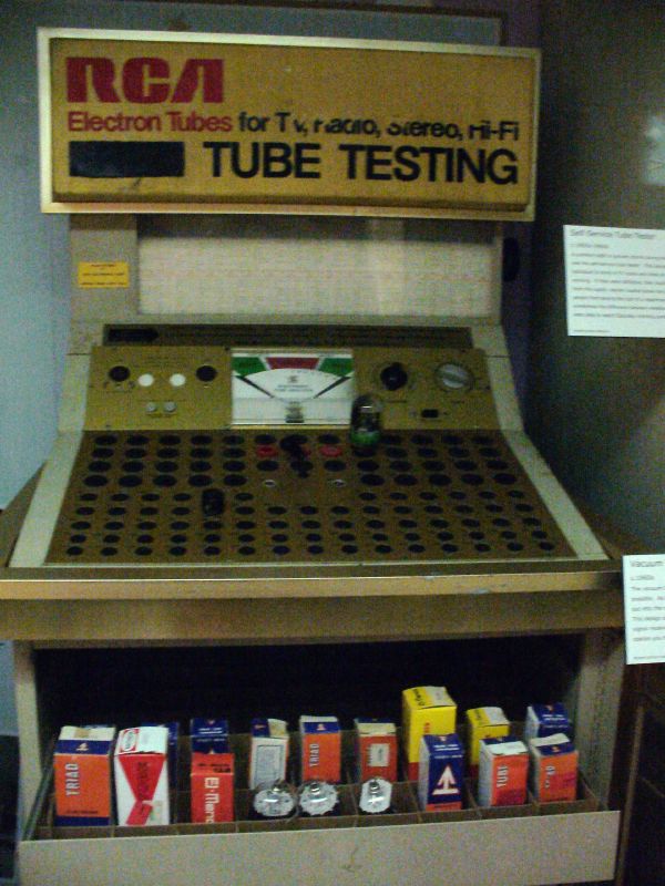 Image of an old Tube Tester from the 1980's