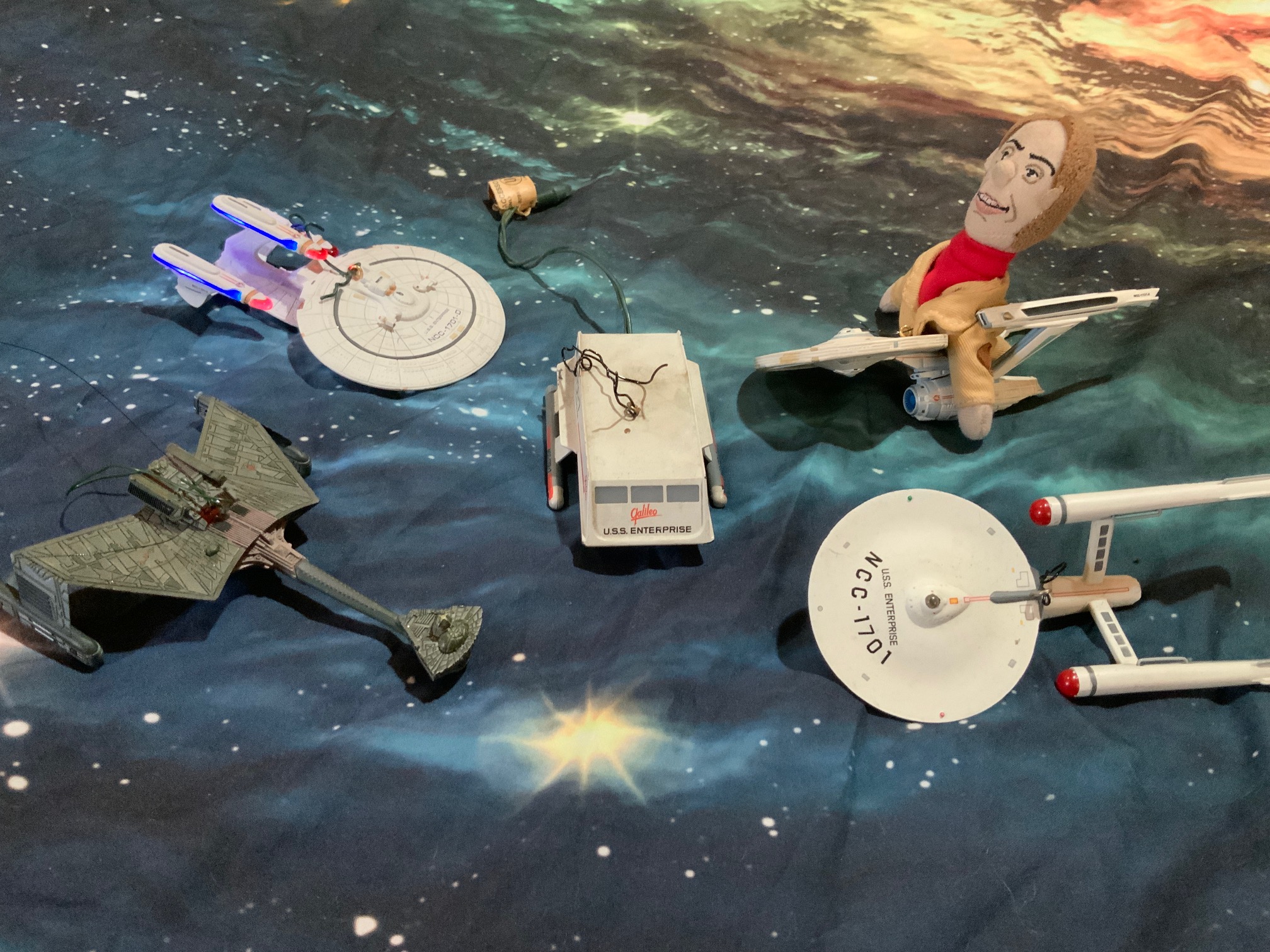 Image of April's Star Trek Hallmark Ornaments