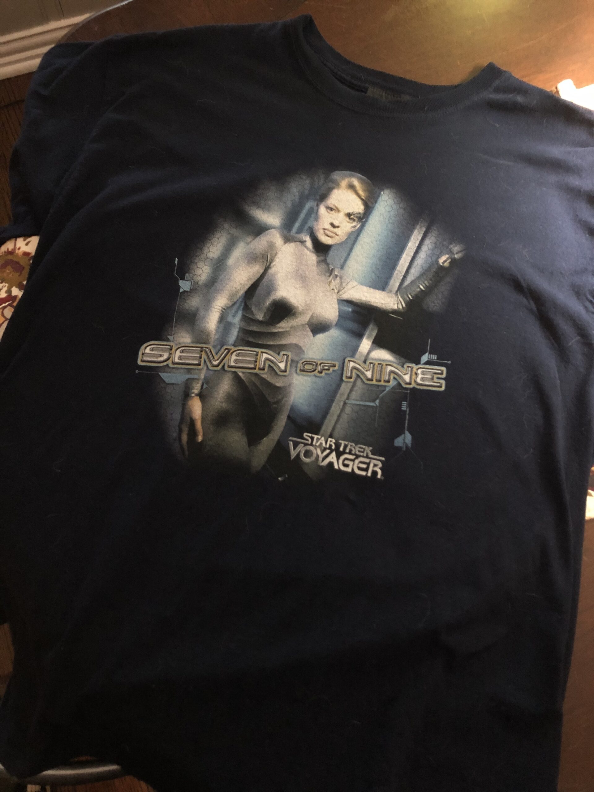 A Seven of Nine tee shirt